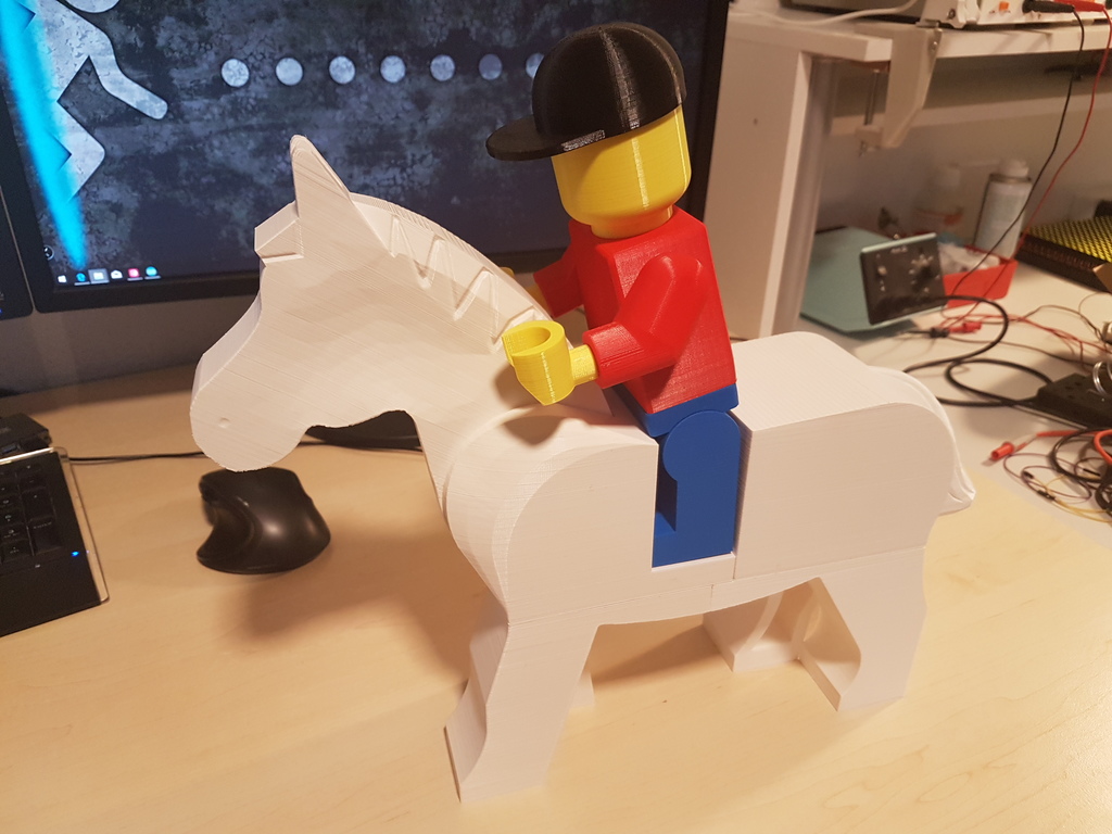 Classic Lego Horse for huge Minifig