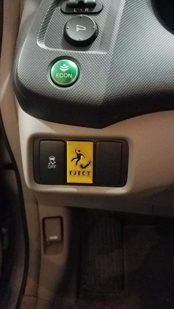 Honda Insight seat ejection button