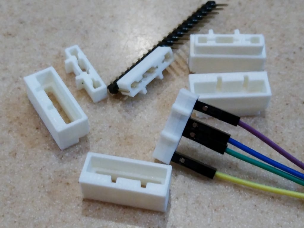 Header Pin Block Connector Plug 0.1" / 2.54mm