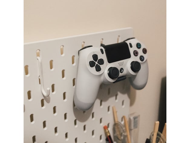 Binnenshuis Nuchter Huiswerk maken IKEA SKÅDIS PS4 Controller Hook by JordanCormack - Thingiverse