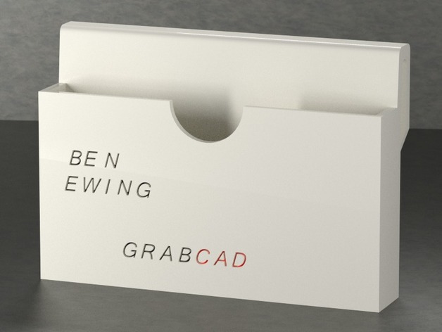 Business card holder with configurator!