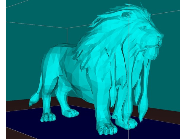Lion King Of The Animals By Boris3dstudio Thingiverse