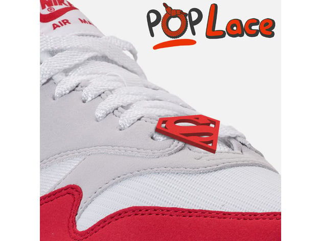 Superman Logo Accessory For Shoe Lace Poplace
