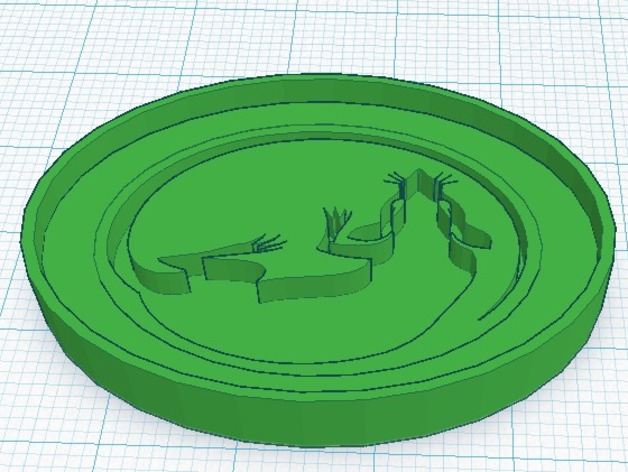 Enders Game Rat Medallion Cookie Cutter