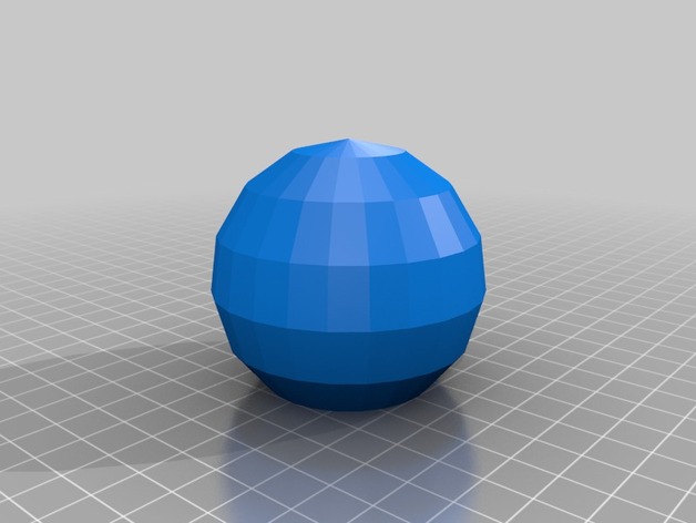Sphere with flat bottom