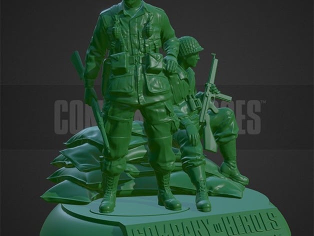 Company of Heroes 10th Anniversary 3D-printable Diorama