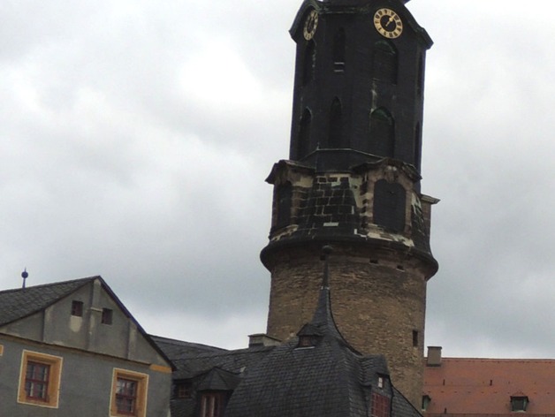 Tower of the City Castle from German City Weimar.