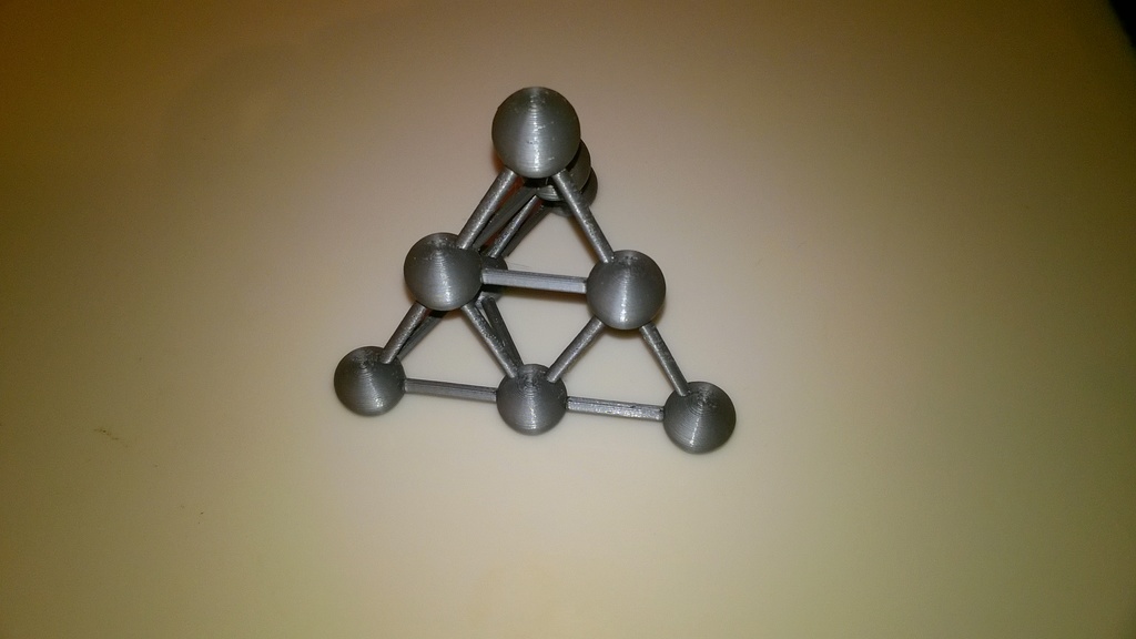 Spheres and rods Pyramid