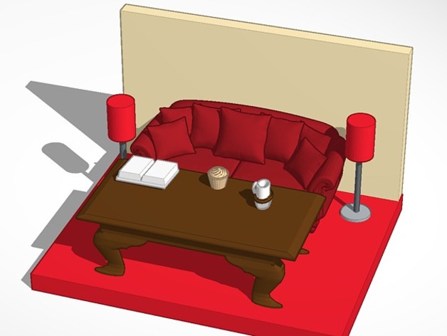 lounge room model