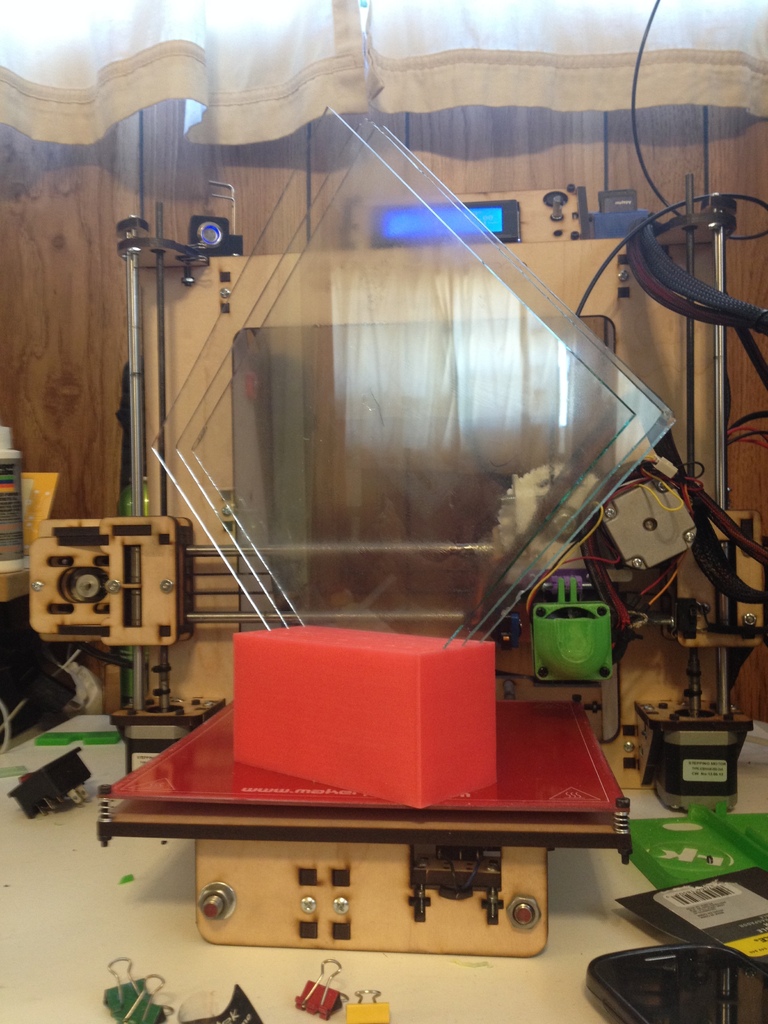 Print Bed Glass Holder