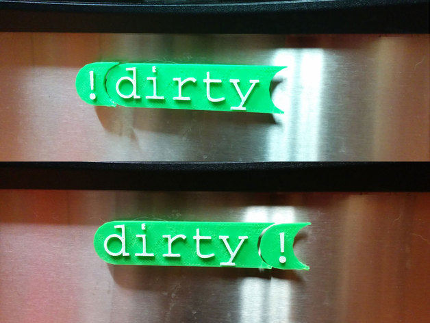 Dishwasher Clean / Dirty Indicator