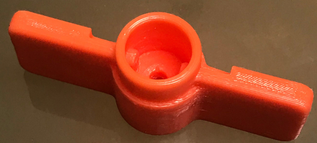 Replacement handle for 3/4" PVC ball valve