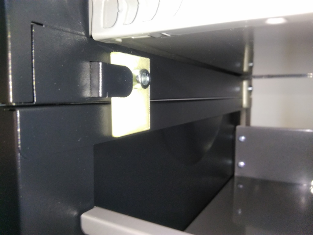 Ikea ERIK cabinet third drawer locking mechanism