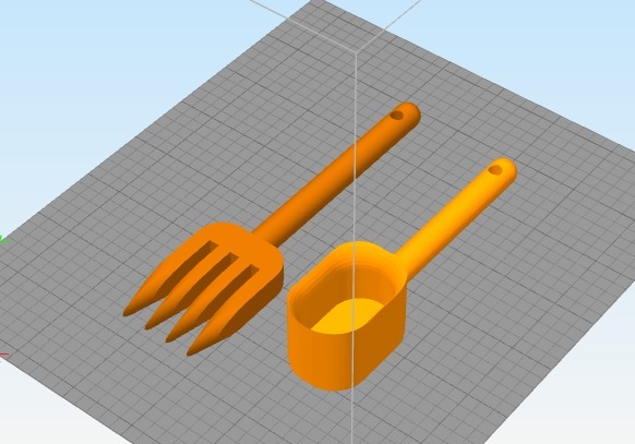 Simple Spoon and Fork