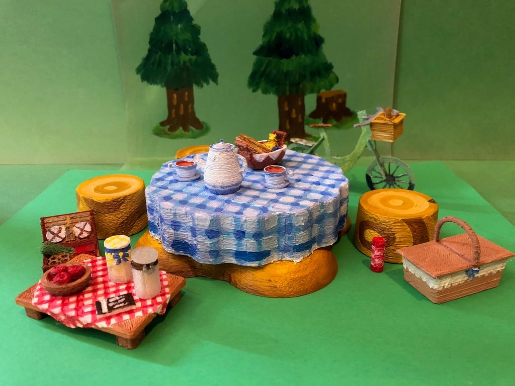 Animal Crossing Picnic Set