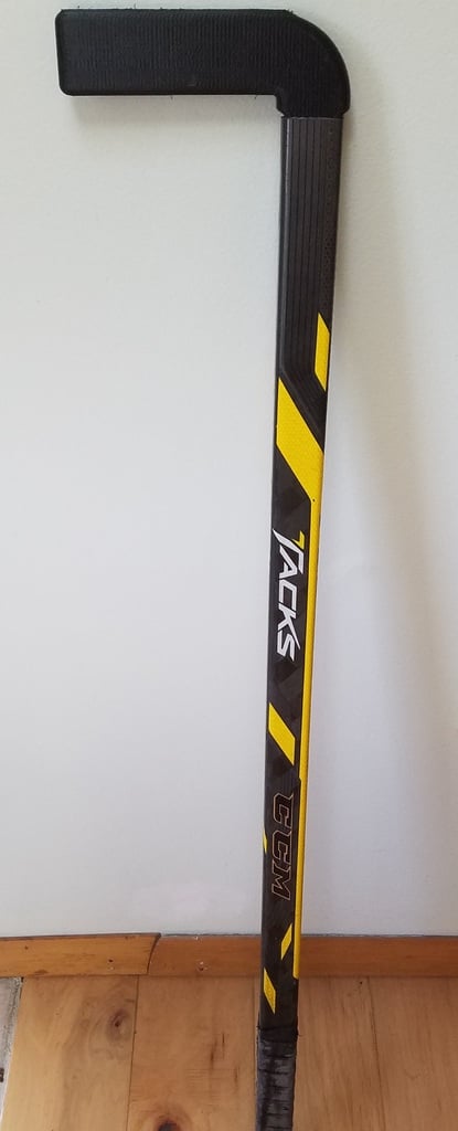 Hockey stick cane handle