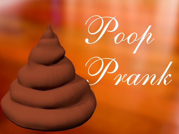 Poop prank 3d model