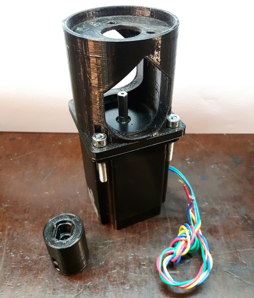 HV6 rotary table stepper motor adaptor