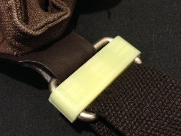 Clips for fixing twisted bag strap! (OpenSCAD)