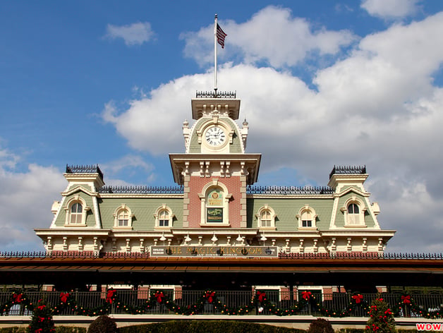 Main Street U.S.A Train Station (Entrance to The Magic Kingdom)