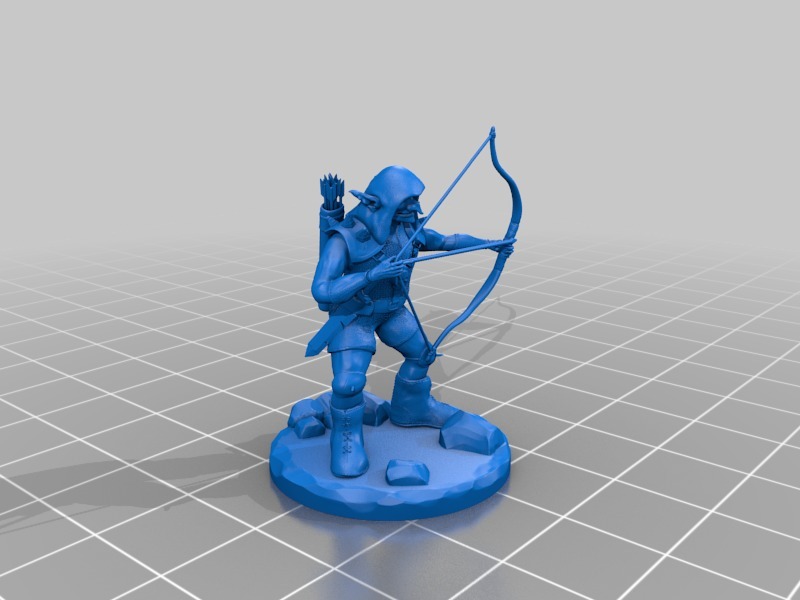 D&D Miniature Goblin Archer 