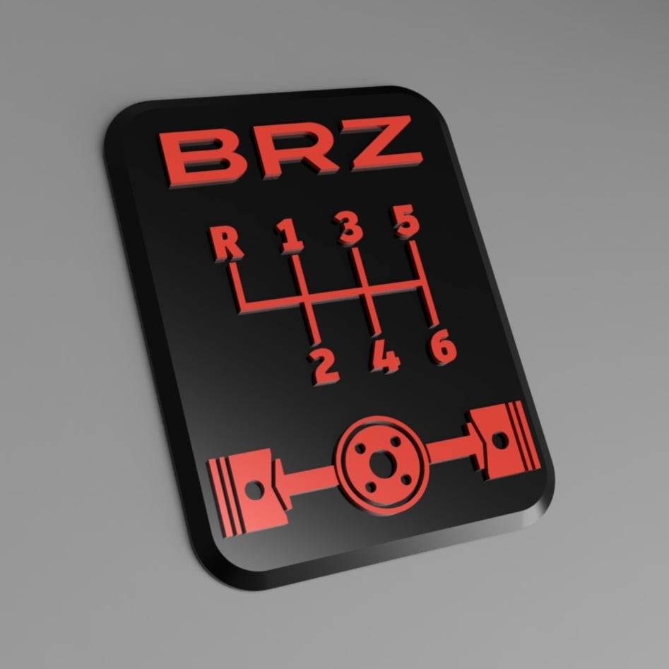 BRZ Center Console Insert