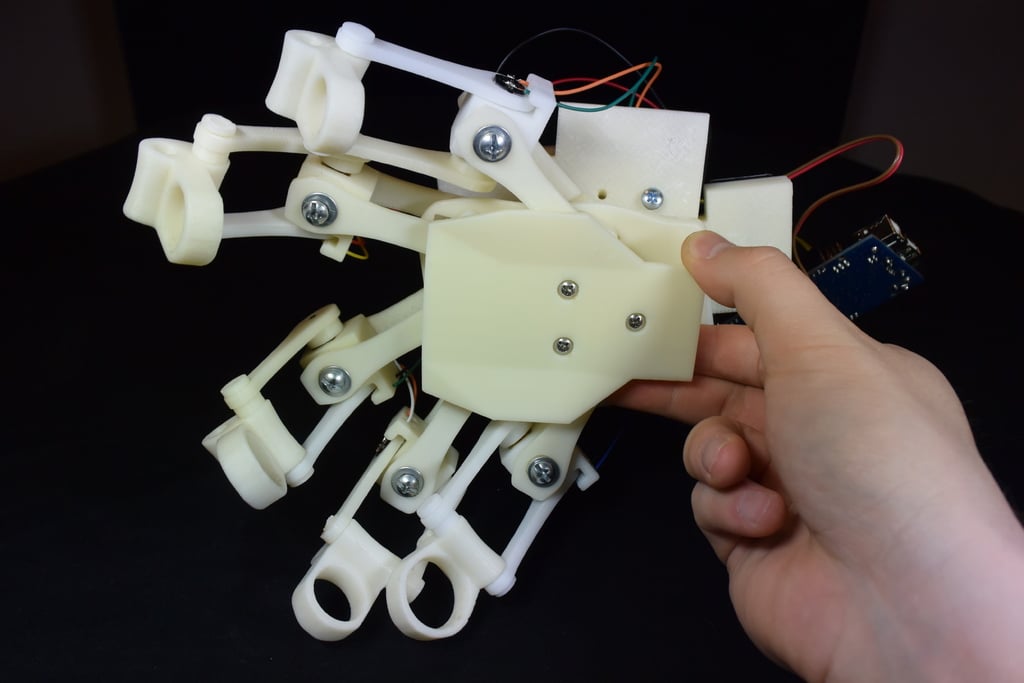 3D Printed Powered Exoskeleton Hands (Upgrade v1)