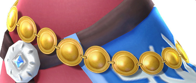 The Legend of Zelda's Skyward Sword  golden belt piece 