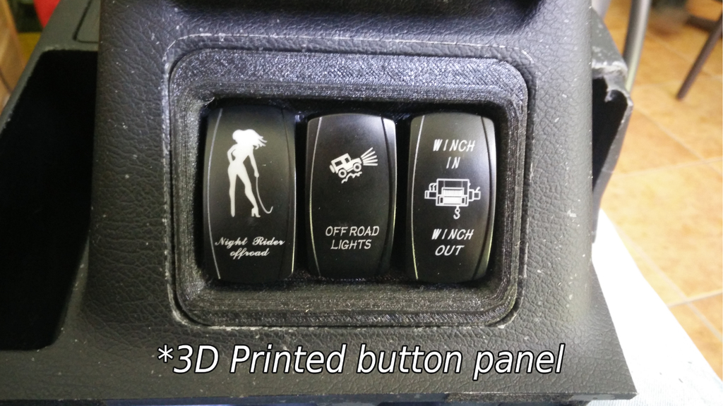 Mitsubishi Montero Button Panel