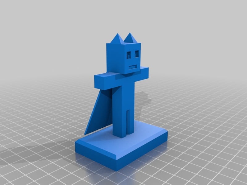minecraft figure 3 (superheroe cat)
