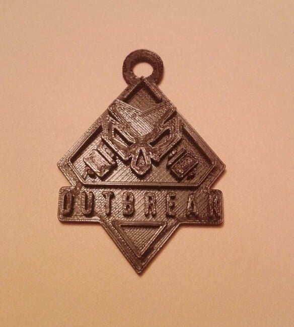 Operation Outbreak Keychain Charm Double-sided