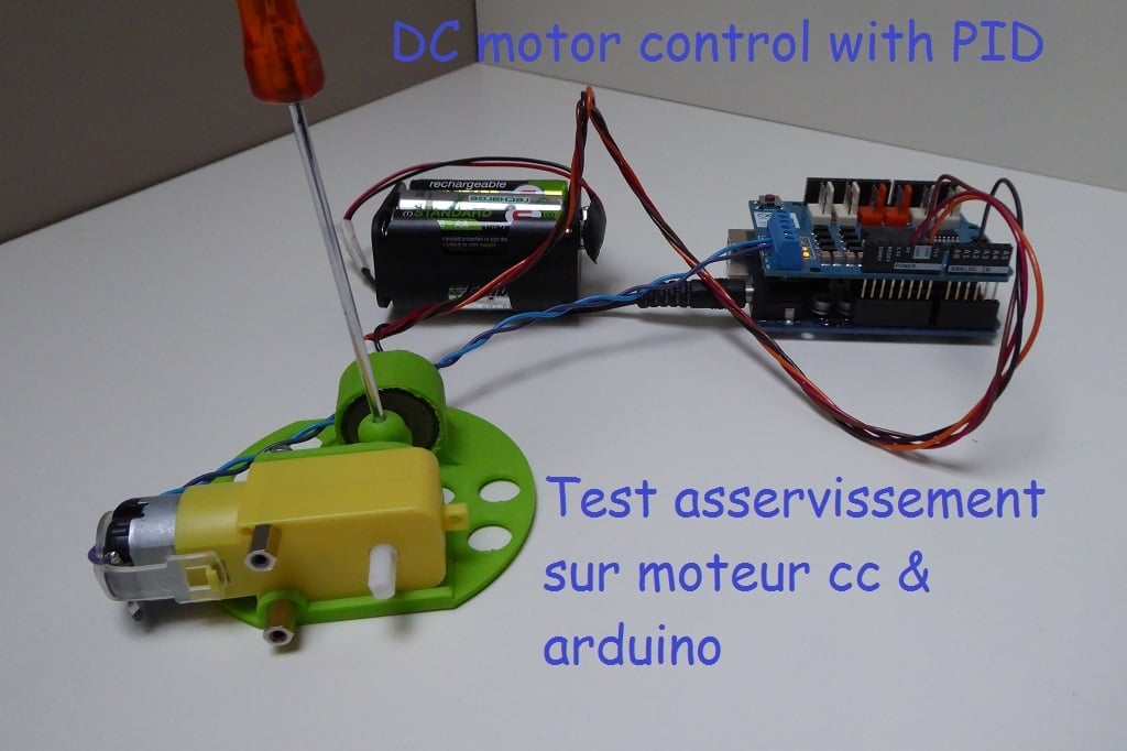 DC motor control with PID
