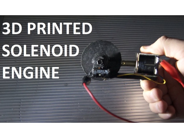 1 Cylinder Solenoid Engine