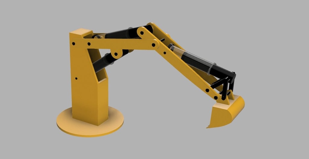 Syringe Excavator Hydraulic/Pneumatic Robotic