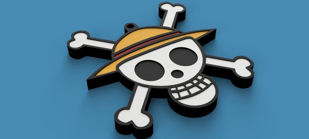 One Piece logo keychain!