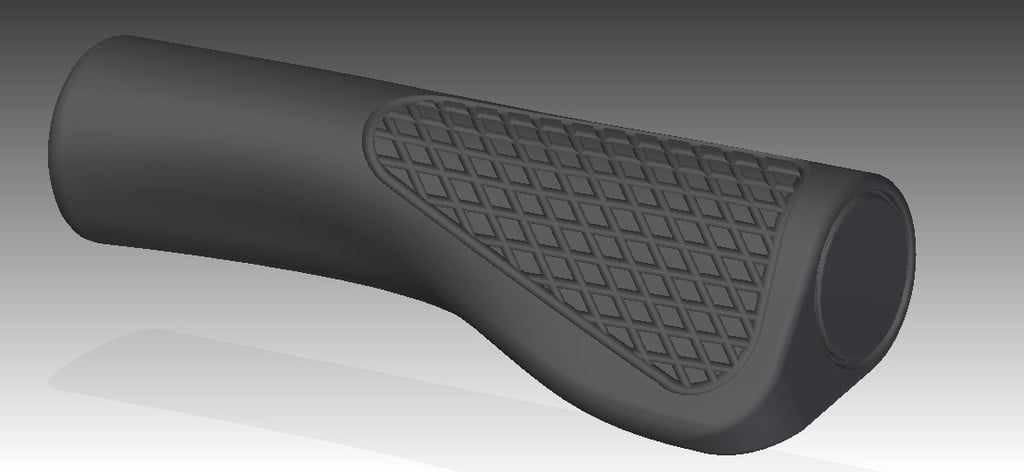 Ergonomic bike handle grips (flex/tpu)