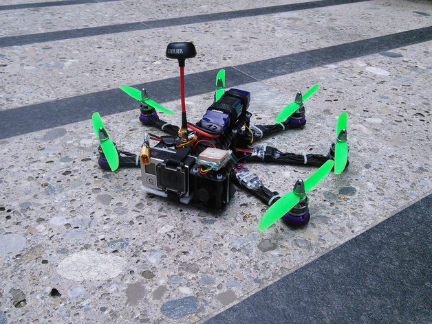 Pollux v2 Hexacopter with 10° forward angled Motors