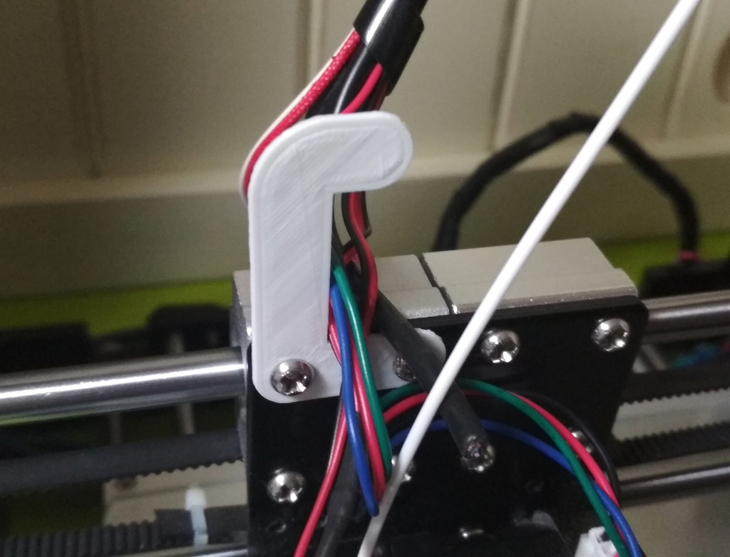 Anet A8 extruder wire hook
