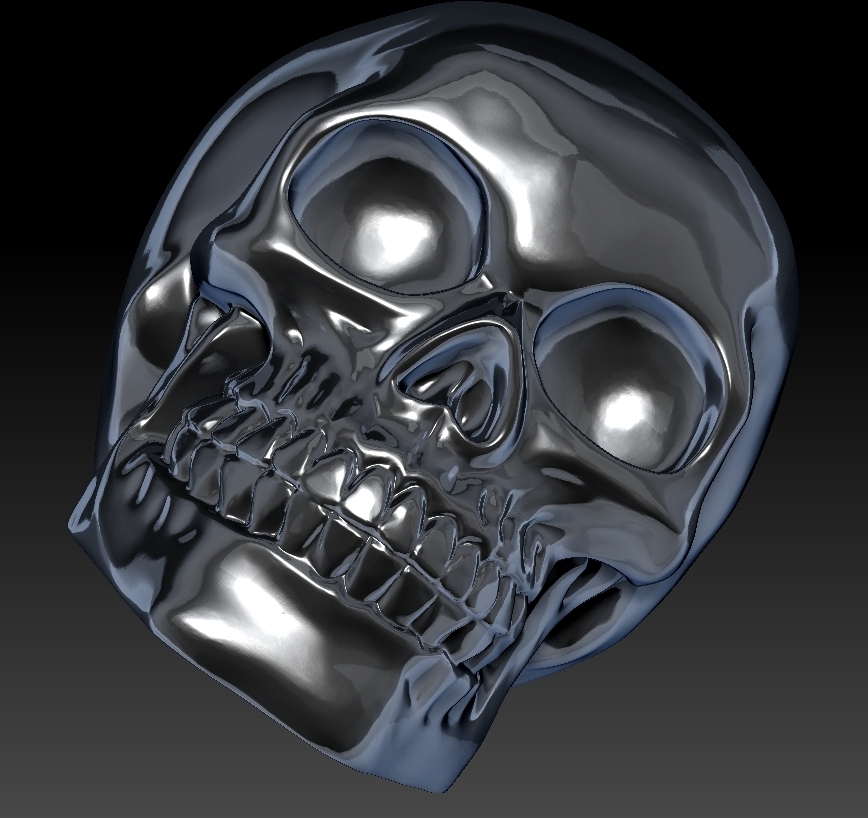 Celtic Skull originally scanned by Artec 3d  - Smooth Version (Celtic designs removed) and other slight modifications by SteelyD