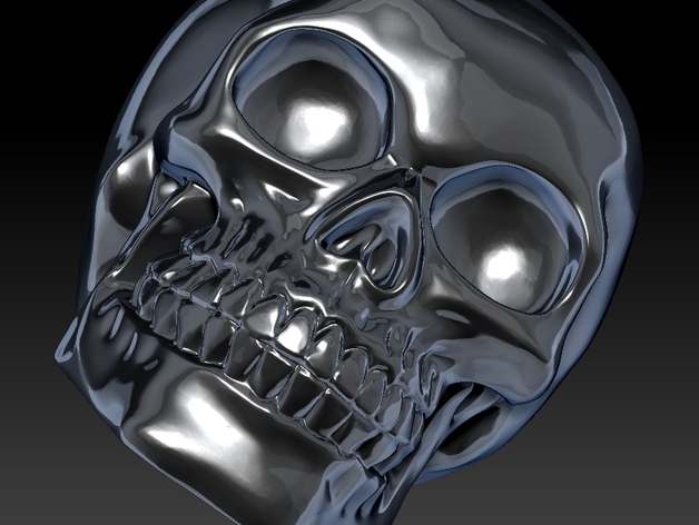 Celtic Skull originally scanned by Artec 3d  - Smooth Version (Celtic designs removed) and other slight modifications by SteelyD