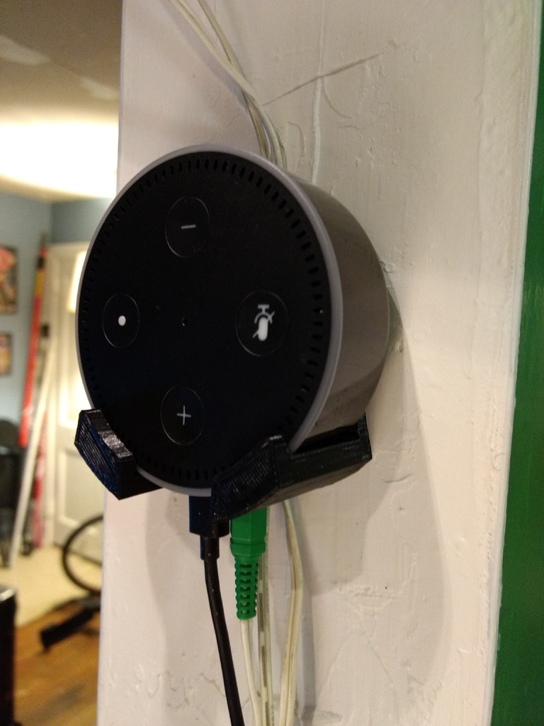 Echo Dot Hanger with Wire Channel