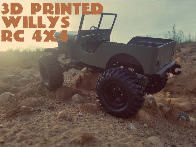 3D Printed Willys Rc 4X4