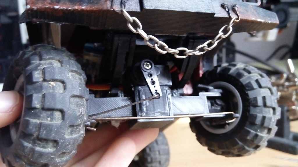 simple FWD/4WD front axle for DIY RC truck