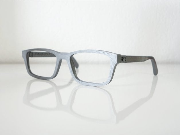 Lunettes VTO | VirtualTryOn.fr 3D Printed Glasses (flat)