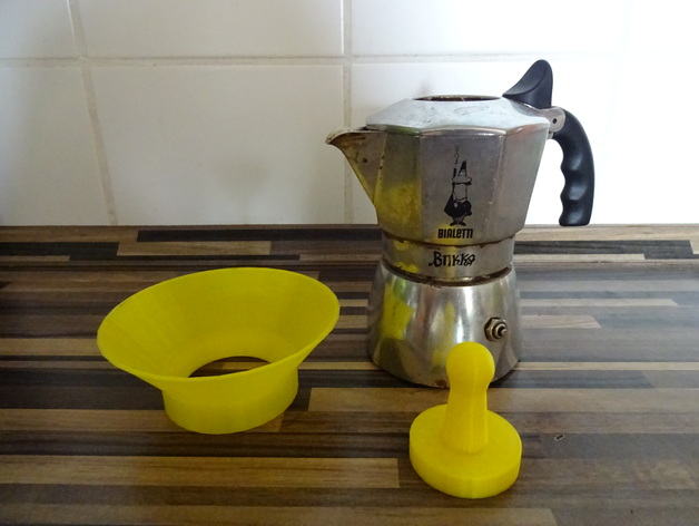 Bialetti Brikka two cup Funnel & Tamper