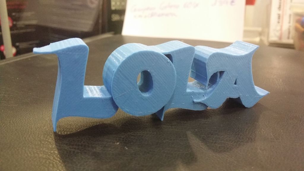 Just a LOLA 3D name