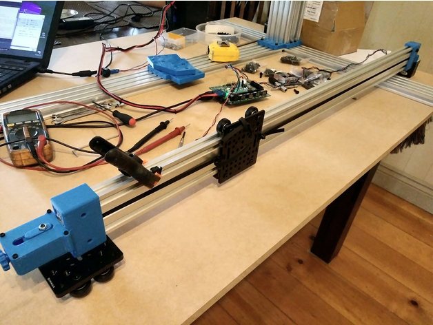 OpenBuilds 6020 Rail X axis Belt driven with Adjustment