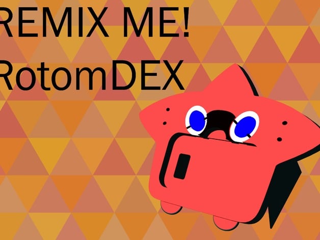 "Remix Me" Rotom Dex Screen Stand