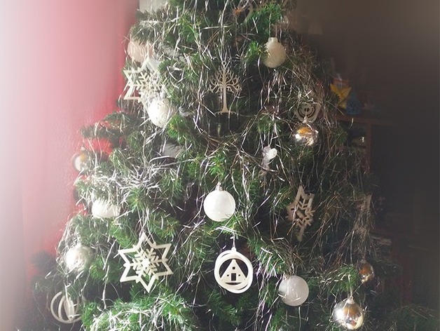 Euro christmas tree ornaments
