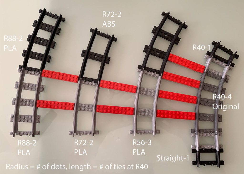 Train Tracks compatible with Lego® Train Tracks